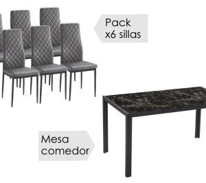 Conjunto de Comedor Marmol