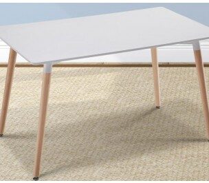 Mesa rectangular Dinamarca Blanca