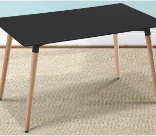 Mesa rectangular Dinamarca Negra