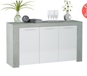 Buffet 3 puertas Urban cemento
