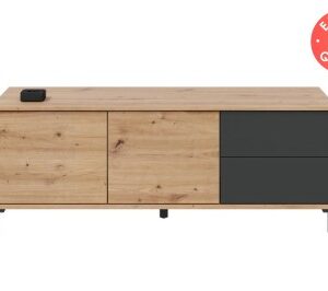 Bajo TV Urban Plus roble-gris