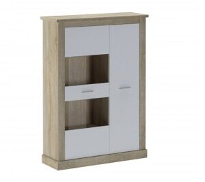Vitrina baja Chellén Cambria-Blanco