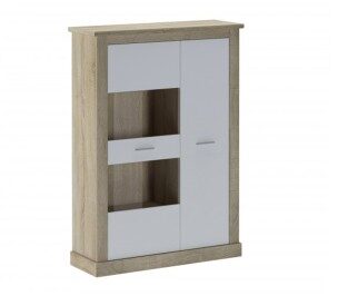 Vitrina baja Chellén Cambria-Blanco