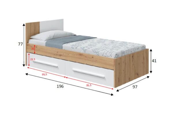 Cama juvenil Ambient Noa - Imagen 5