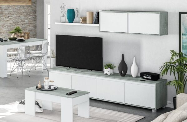 Salón Home cemento- blanco 200cm. - Imagen 5