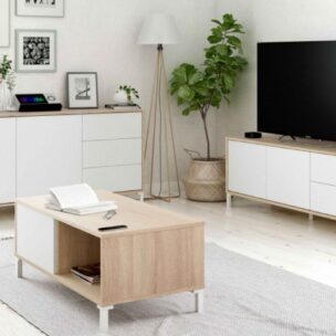 Salón Urban Plus roble- blanco