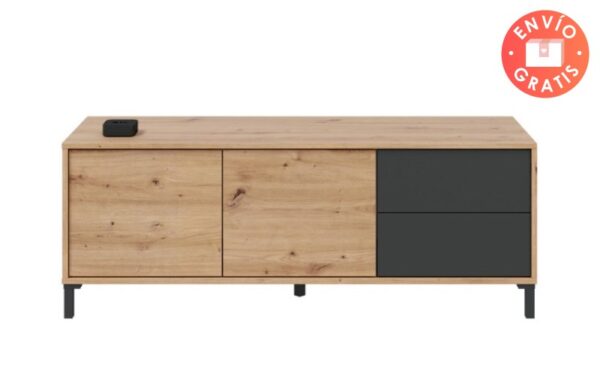 Bajo TV Urban Plus roble-gris