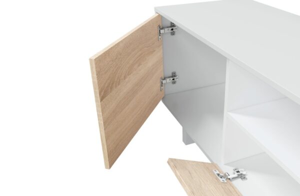 Salón Varys blanco - roble - Imagen 11