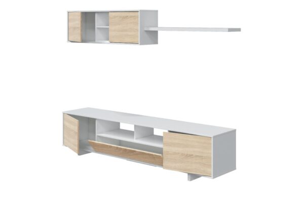 Salón Varys blanco - roble - Imagen 13