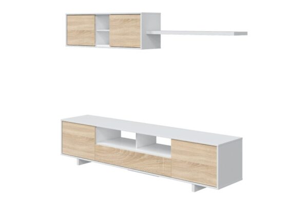 Salón Varys blanco - roble - Imagen 7